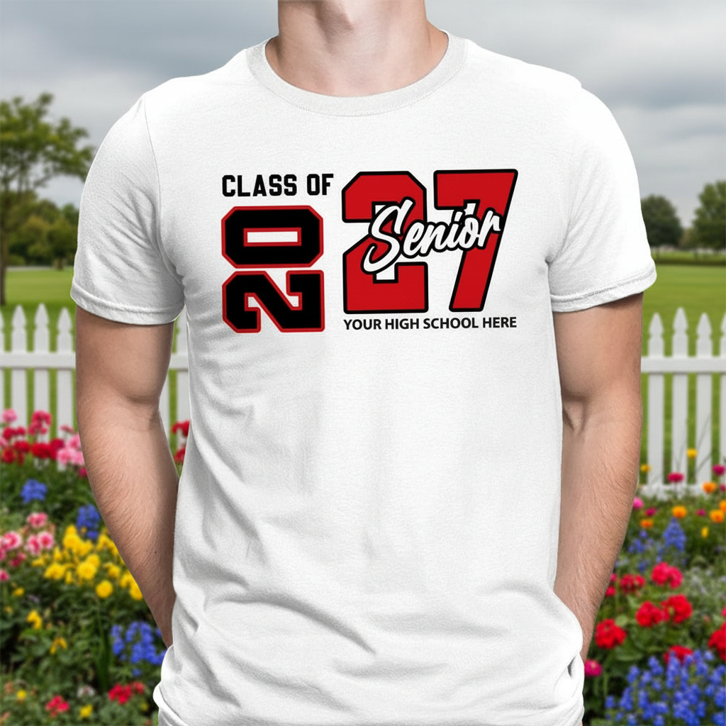Custom Class Senior Graduation T-Shirt — Custom Gift DP7RV