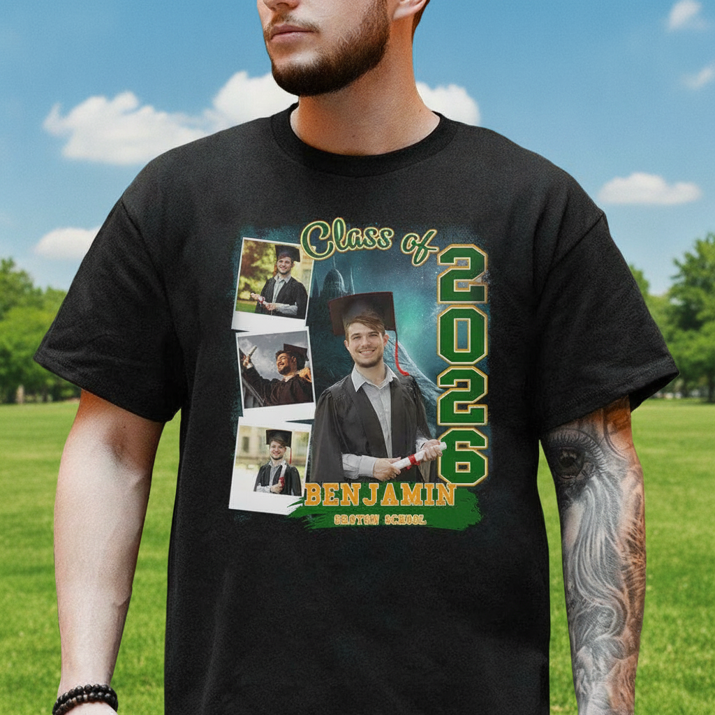 Custom Build Own Graduation T-Shirt — Custom Gift 6SXSR