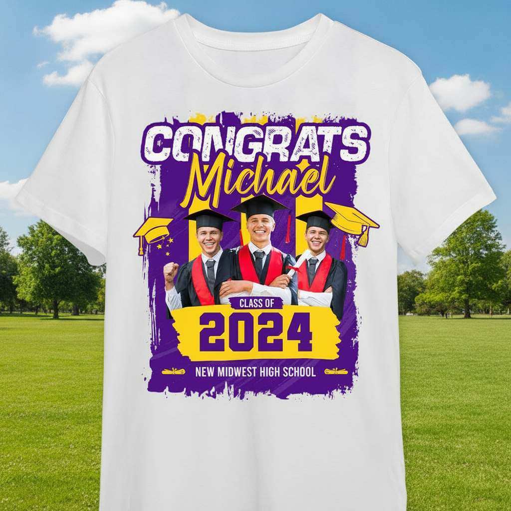 Custom Congrats You Graduation T-Shirt — Custom Gift 73QF9