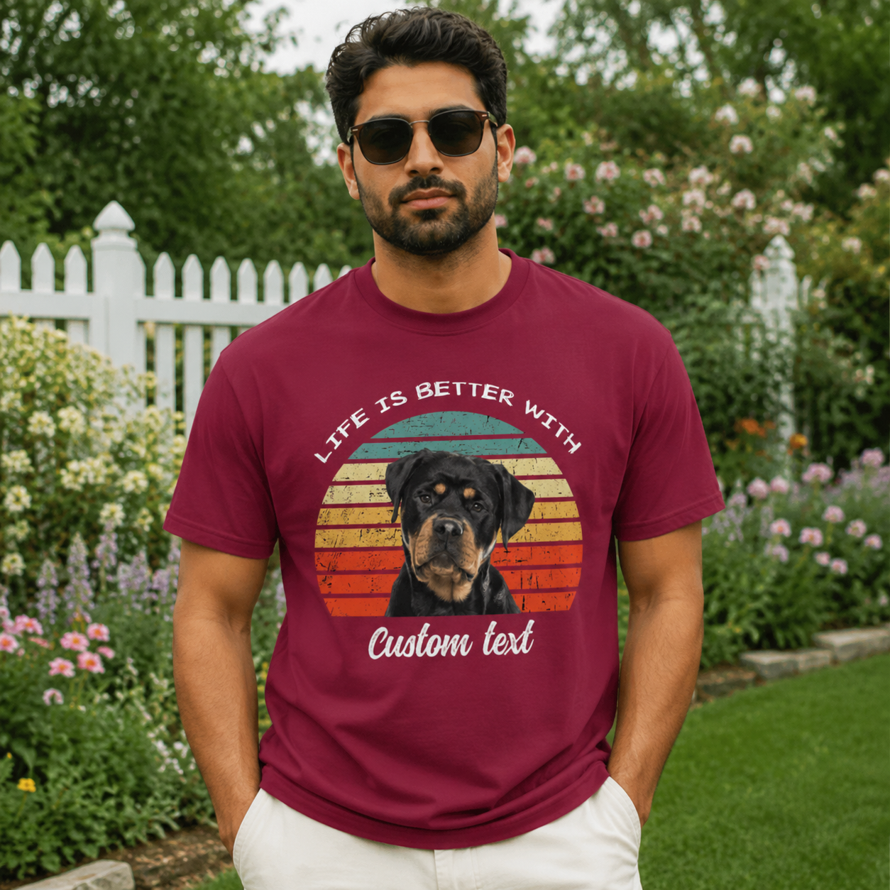 Custom Life Is Better Dog T-Shirt — Gift for Dog Lovers WAVFU