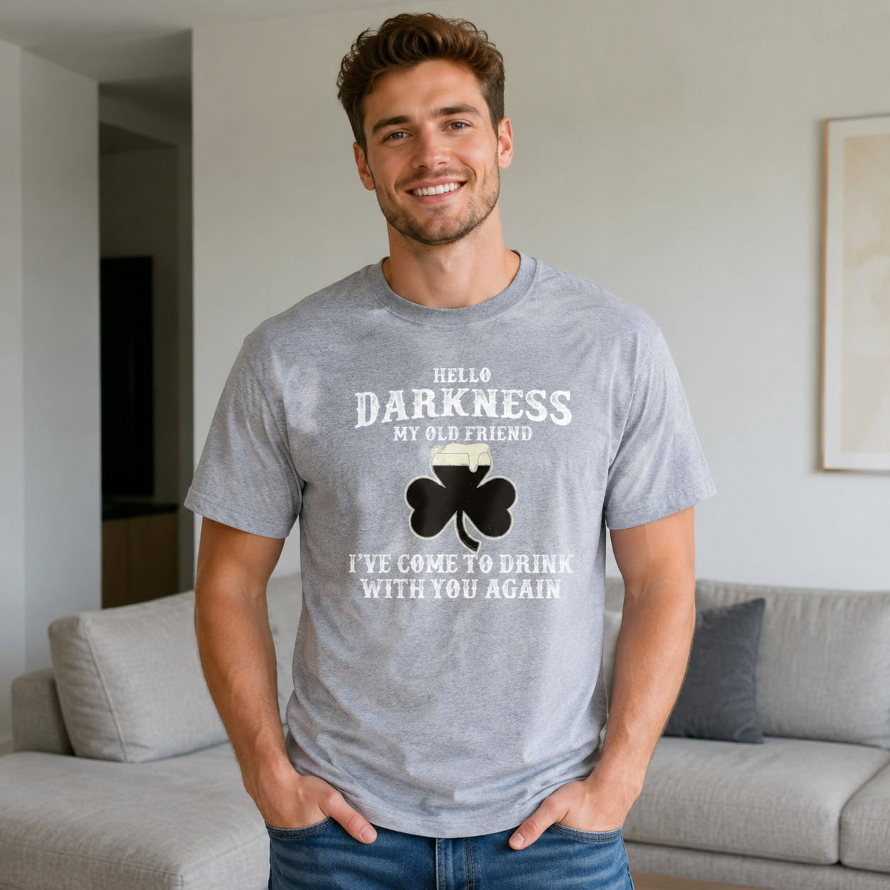 Custom Irish Template T-Shirt — Custom Gift S5MT2