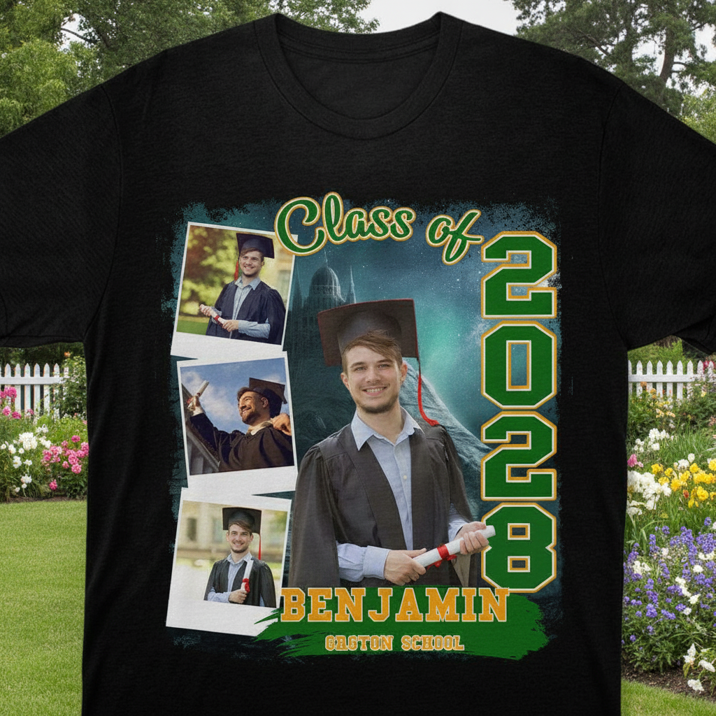 Custom Build Own Graduation T-Shirt — Custom Gift 6SXSR