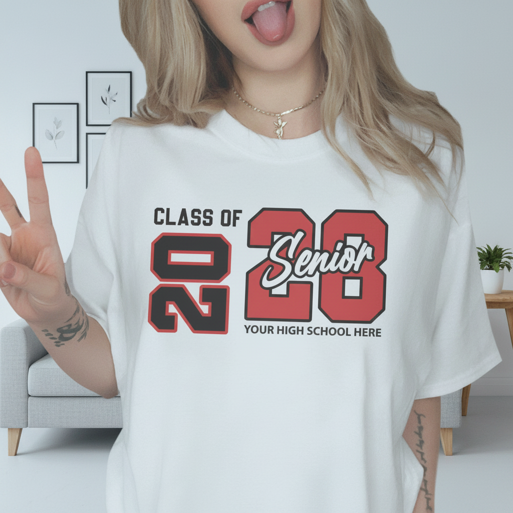 Custom Class Senior Graduation T-Shirt — Custom Gift DP7RV