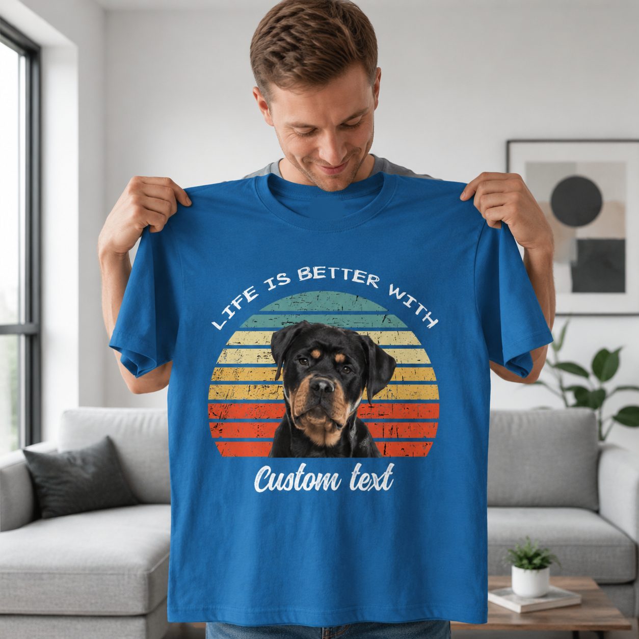 Custom Life Is Better Dog T-Shirt — Gift for Dog Lovers WAVFU