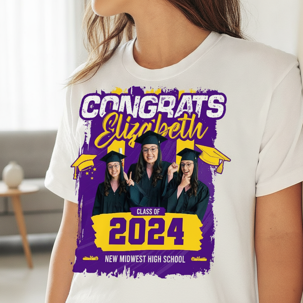 Custom Congrats You Graduation T-Shirt — Custom Gift 73QF9