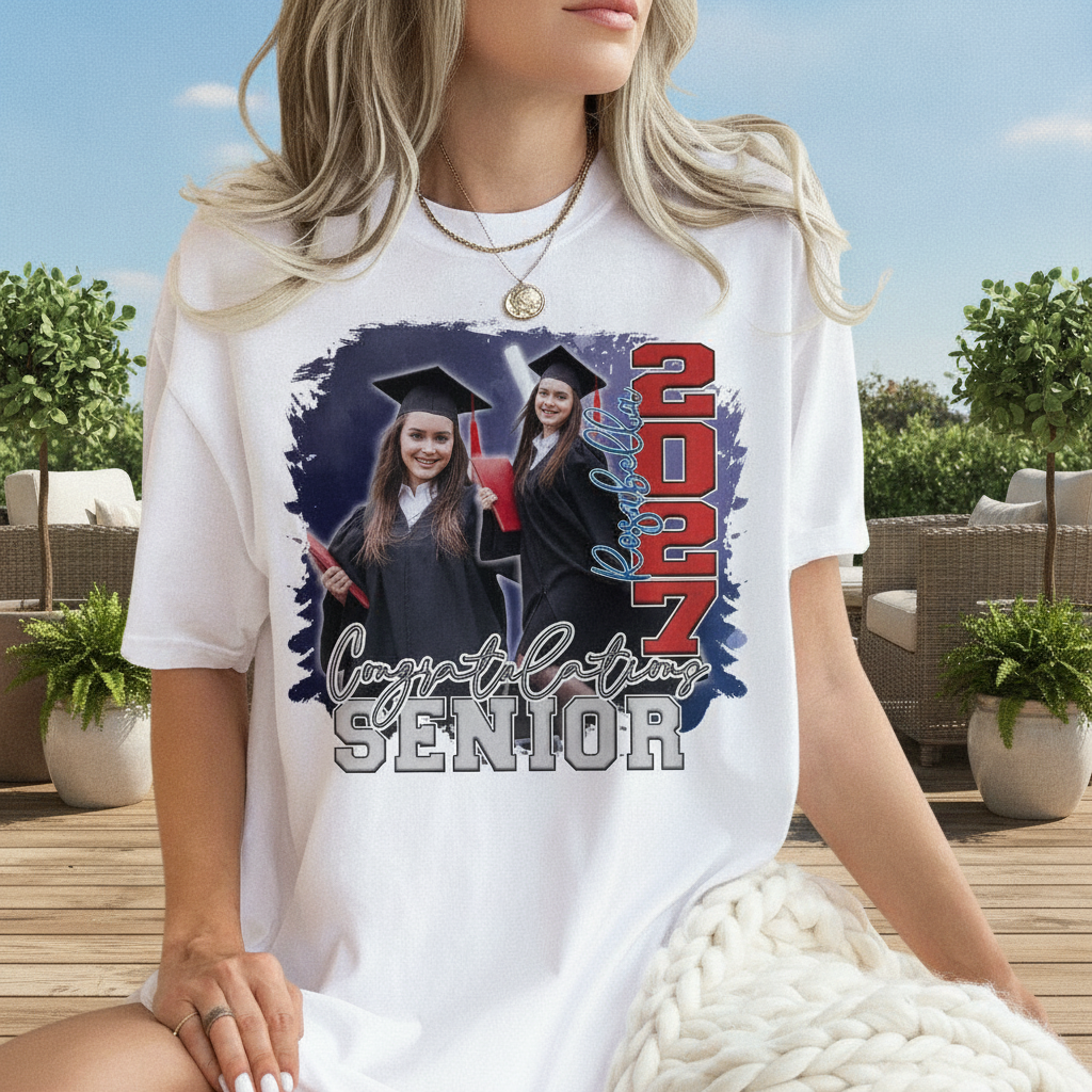 Custom Congratulations Senior Graduation Bright T-Shirt — Custom Gift 9EN73