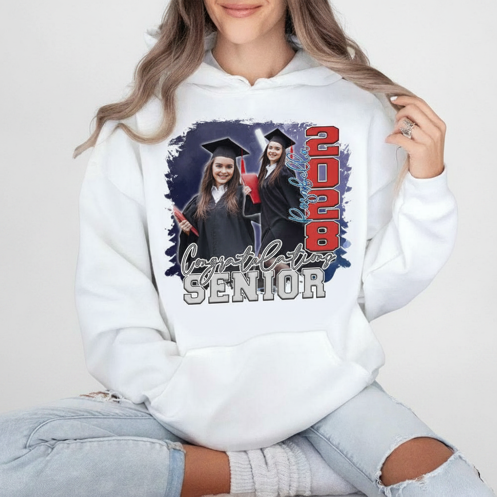 Custom Congratulations Senior Graduation Bright T-Shirt — Custom Gift 9EN73