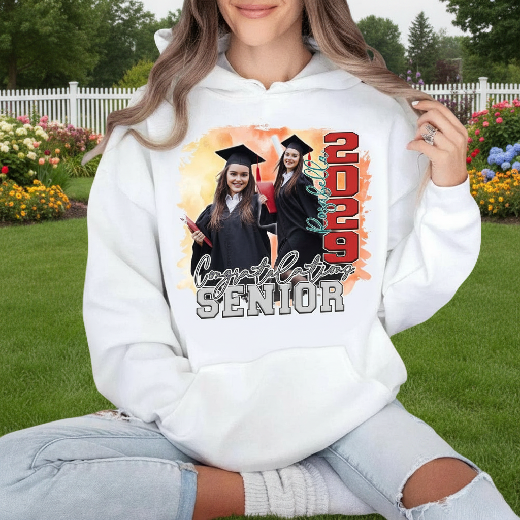 Custom Congratulations Senior Graduation Bright T-Shirt — Custom Gift 9EN73