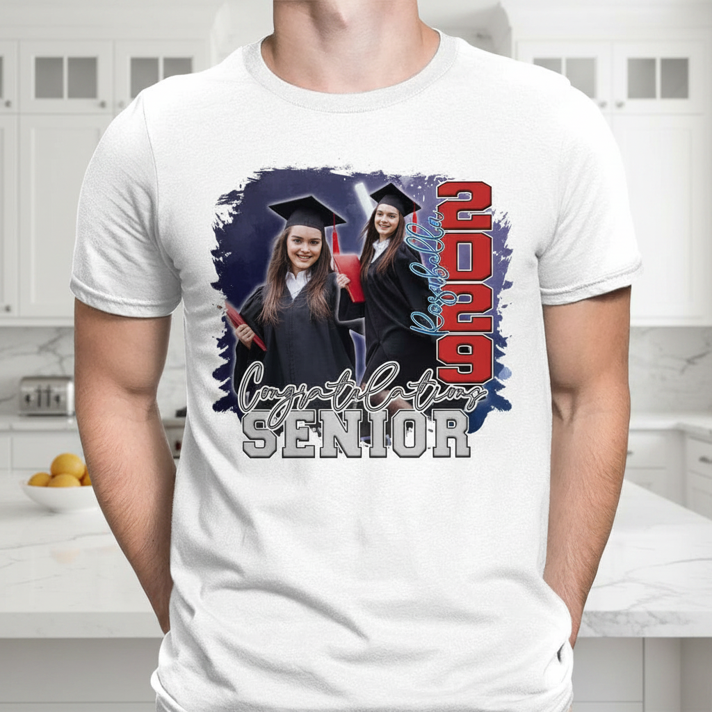 Custom Congratulations Senior Graduation Bright T-Shirt — Custom Gift 9EN73