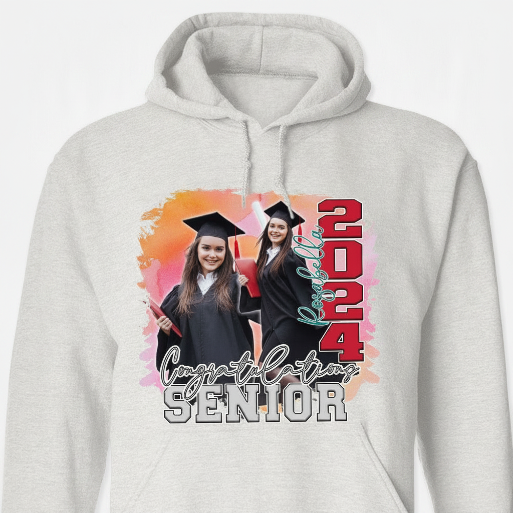 Custom Congratulations Senior Graduation Bright T-Shirt — Custom Gift 9EN73