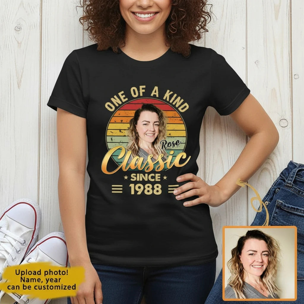 Custom Birthday One Of T-Shirt - product care and notice