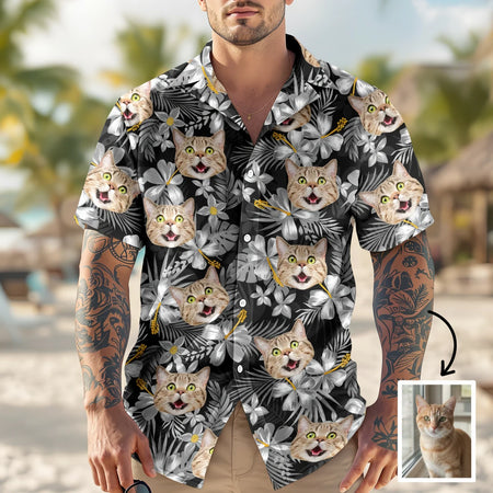 Custom Funny Cat Family Hawaiian Shirt - product care and notice
