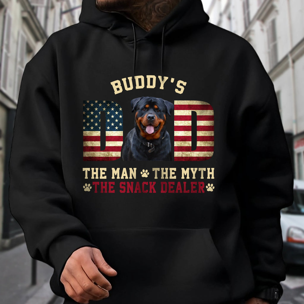 Personalized Dog Dad Shirt Apparel - product care and notice