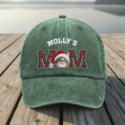 Custom Dog Cat Face Baseball Cap - main product view with custom photo design