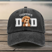 Custom Photo Dog Cat Baseball Cap - main product view with custom photo design