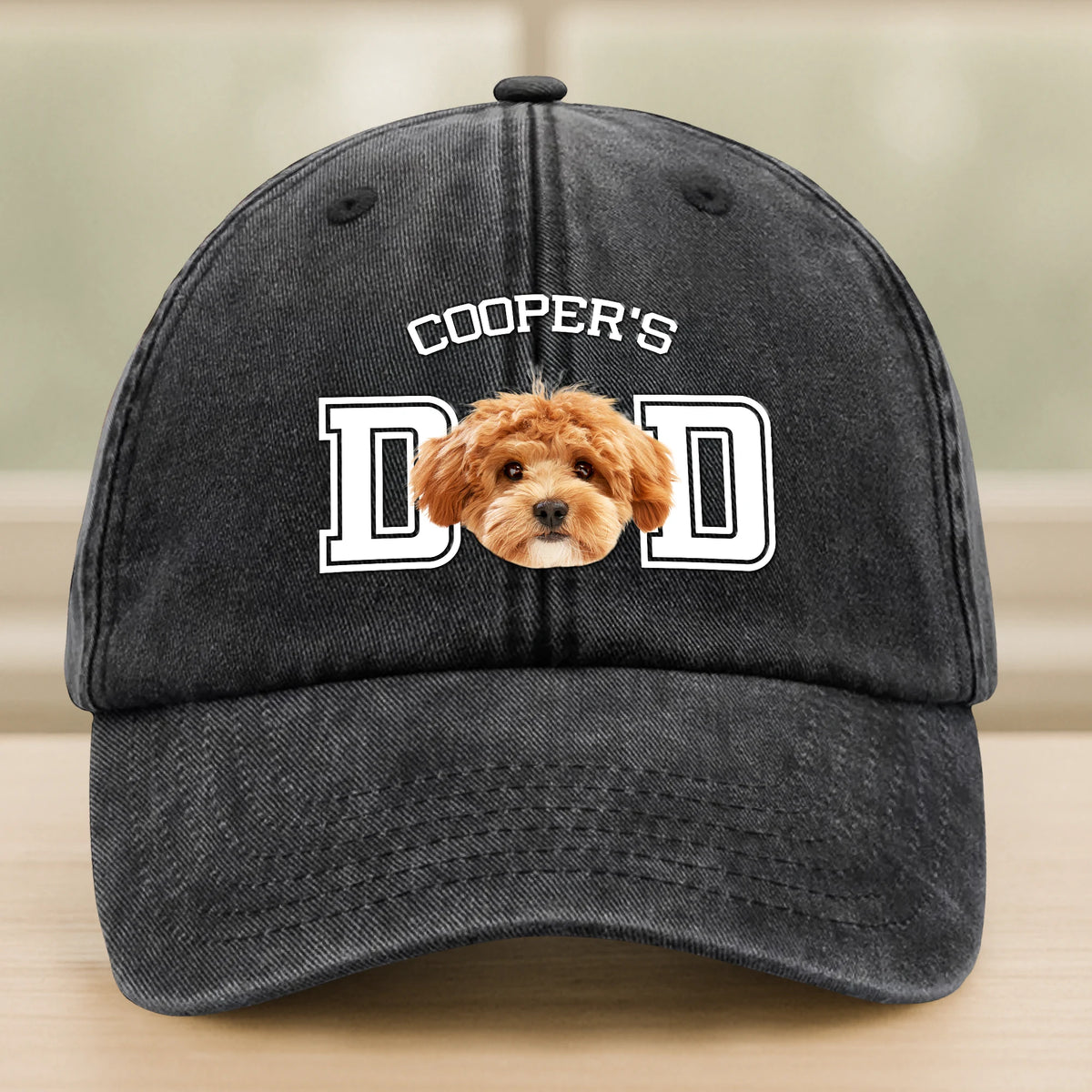 Custom Photo Dog Cat Baseball Cap - product care and notice
