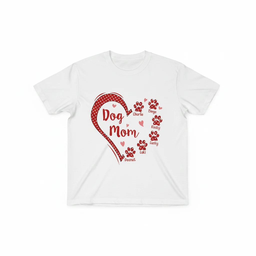 Custom Dog Mom Cat T-Shirt - product care and notice