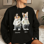 Custom Face Cute Dog Baby Shirt - main product view with custom photo design