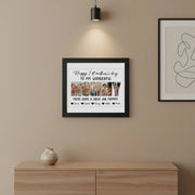 Custom Photo Happy 1St Picture Frame - main product view with custom photo design