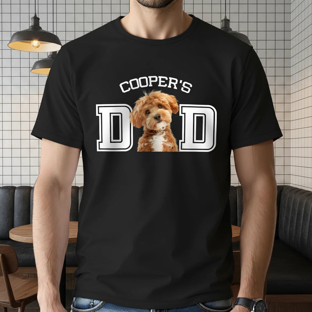 Custom Photo Dog Dad Shirt - cozy den