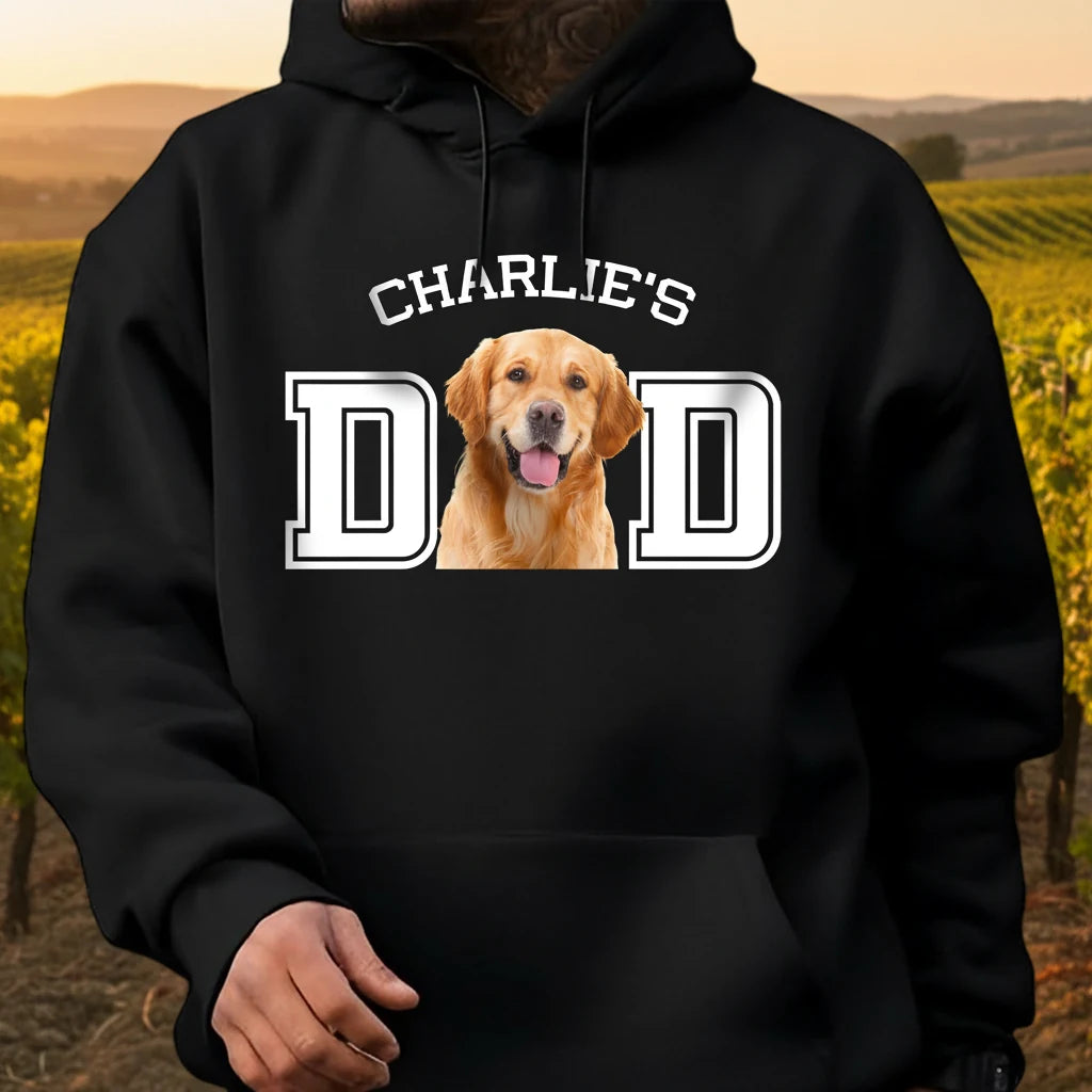 Custom Photo Dog Dad Shirt - lakeside