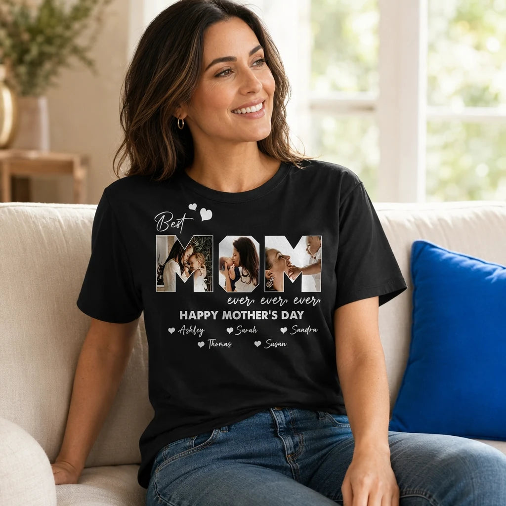 Custom This Grandpa Belongs T-Shirt - main product view with custom photo design