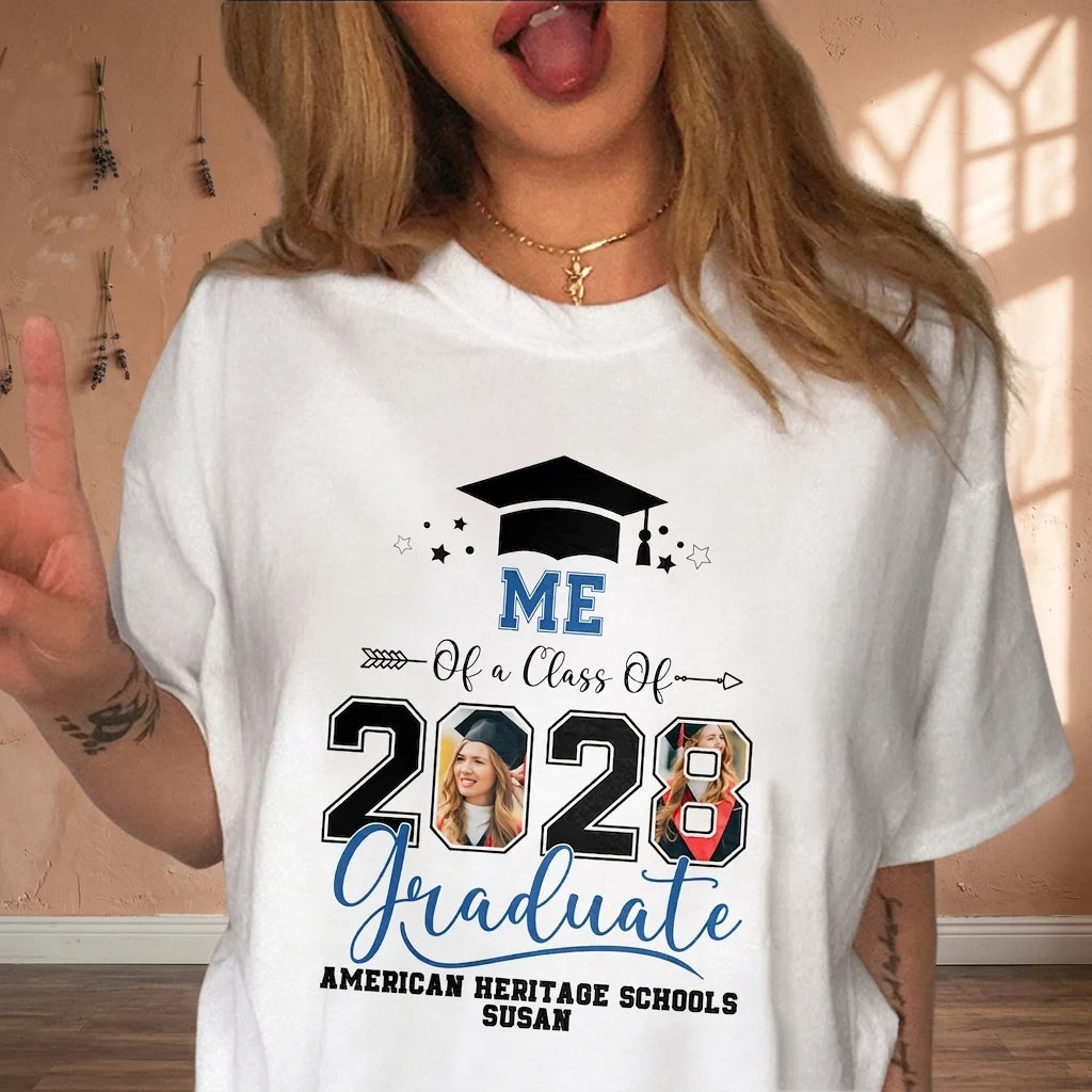 Custom Family Class Graduation T-shirt - product care and notice
