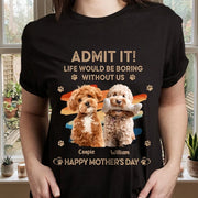 Custom Admit It Life T-Shirt - main product view with custom photo design