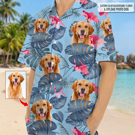 Custom Dog Mens Hawaiian Hawaiian Shirt - product care and notice