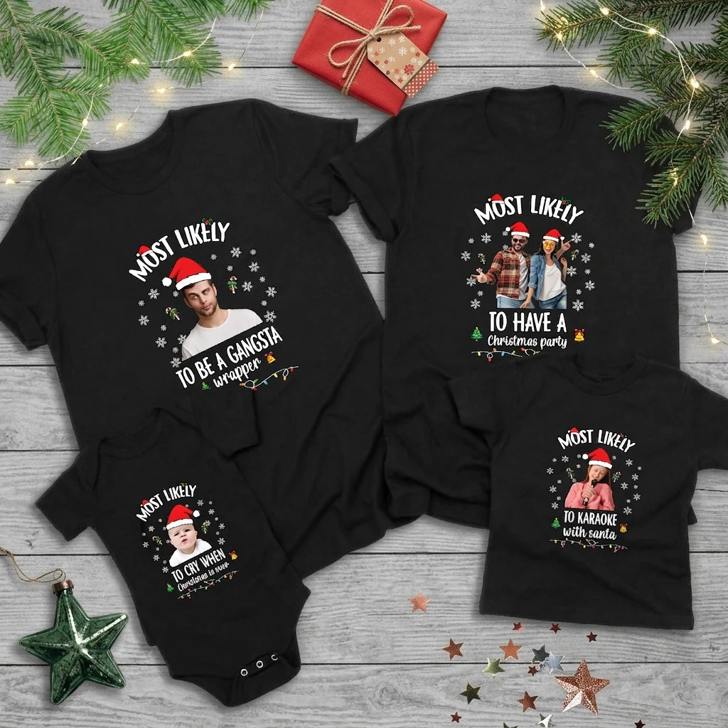 Custom Nth Santa Christmas T-shirt - product care and notice