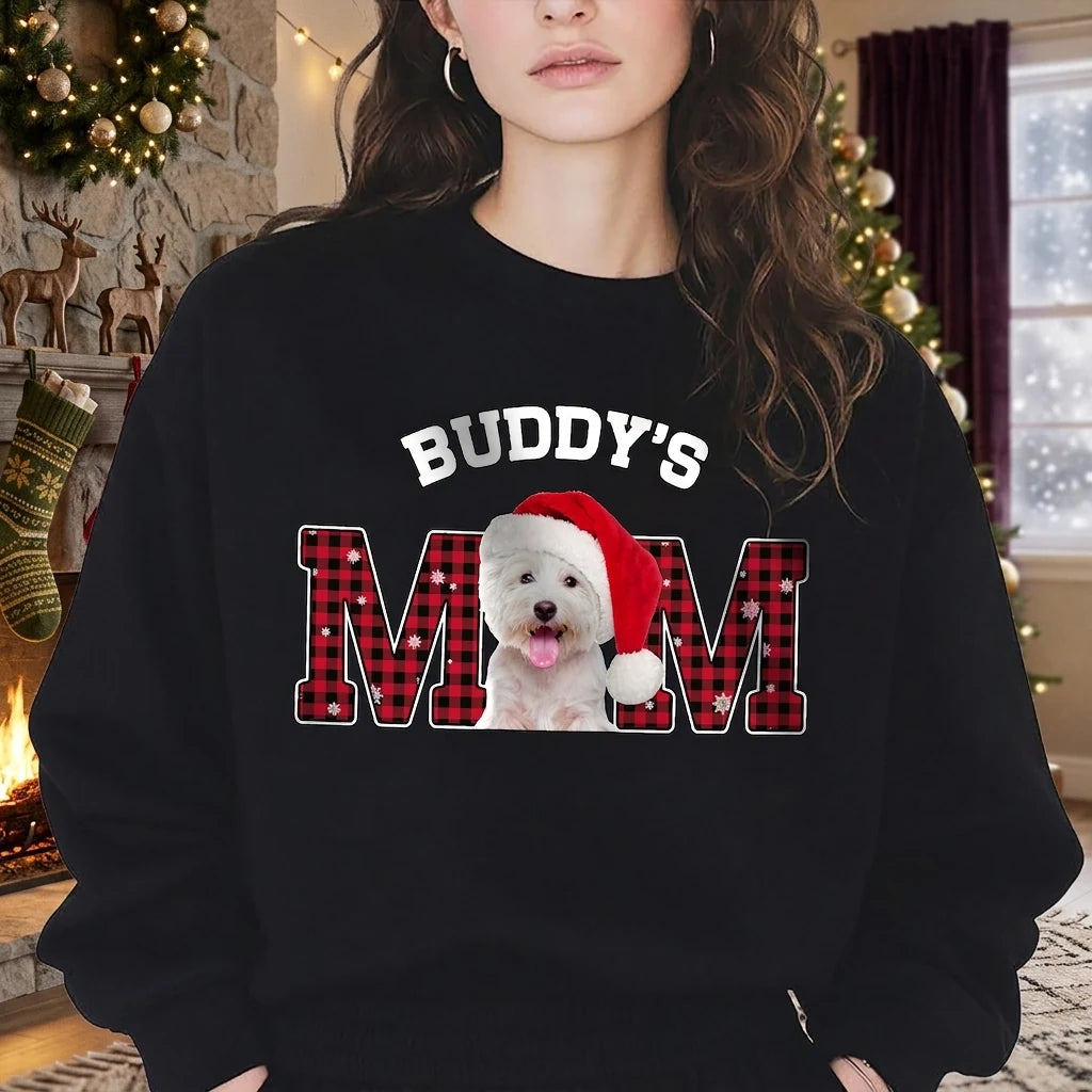 Custom Dog Cat Dad T-shirt - white background product photo