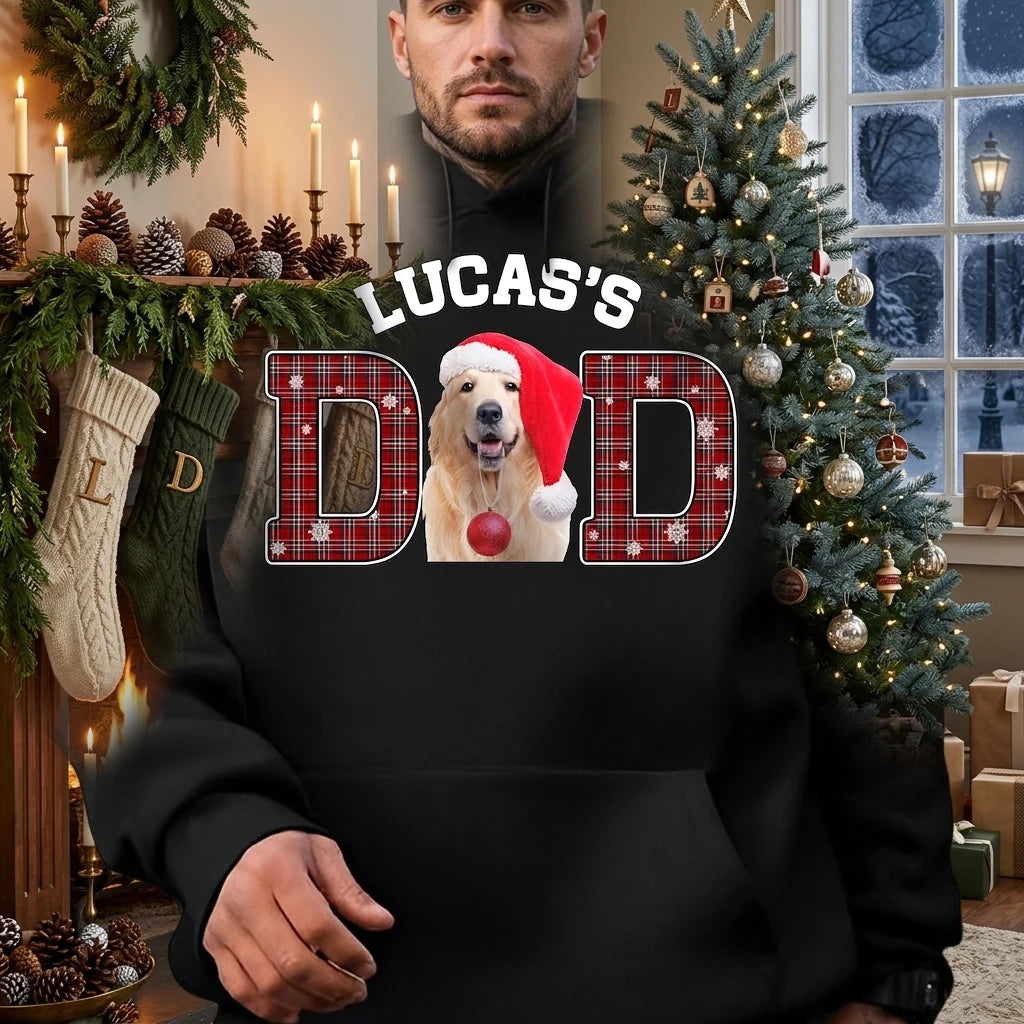 Custom Dog Cat Dad T-shirt - size chart