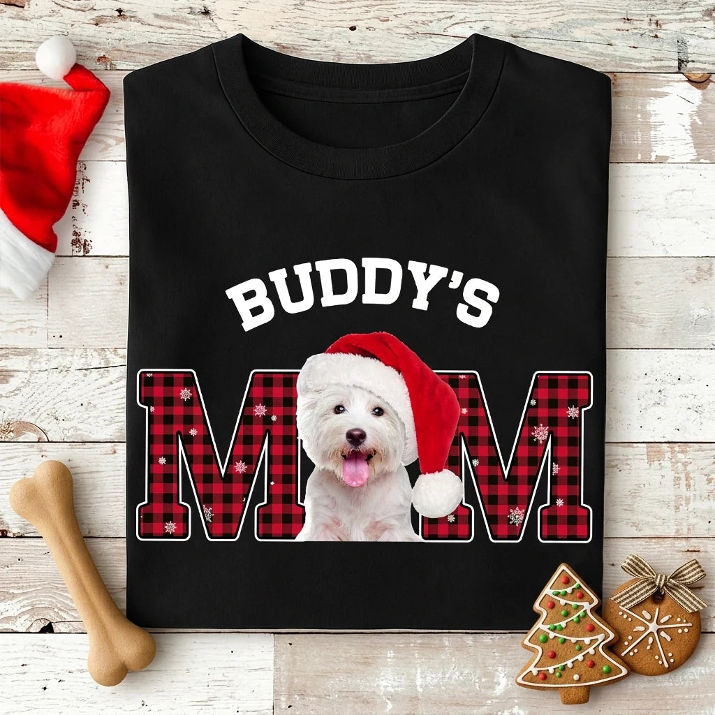 Custom Dog Cat Dad T-shirt - fabric material detail