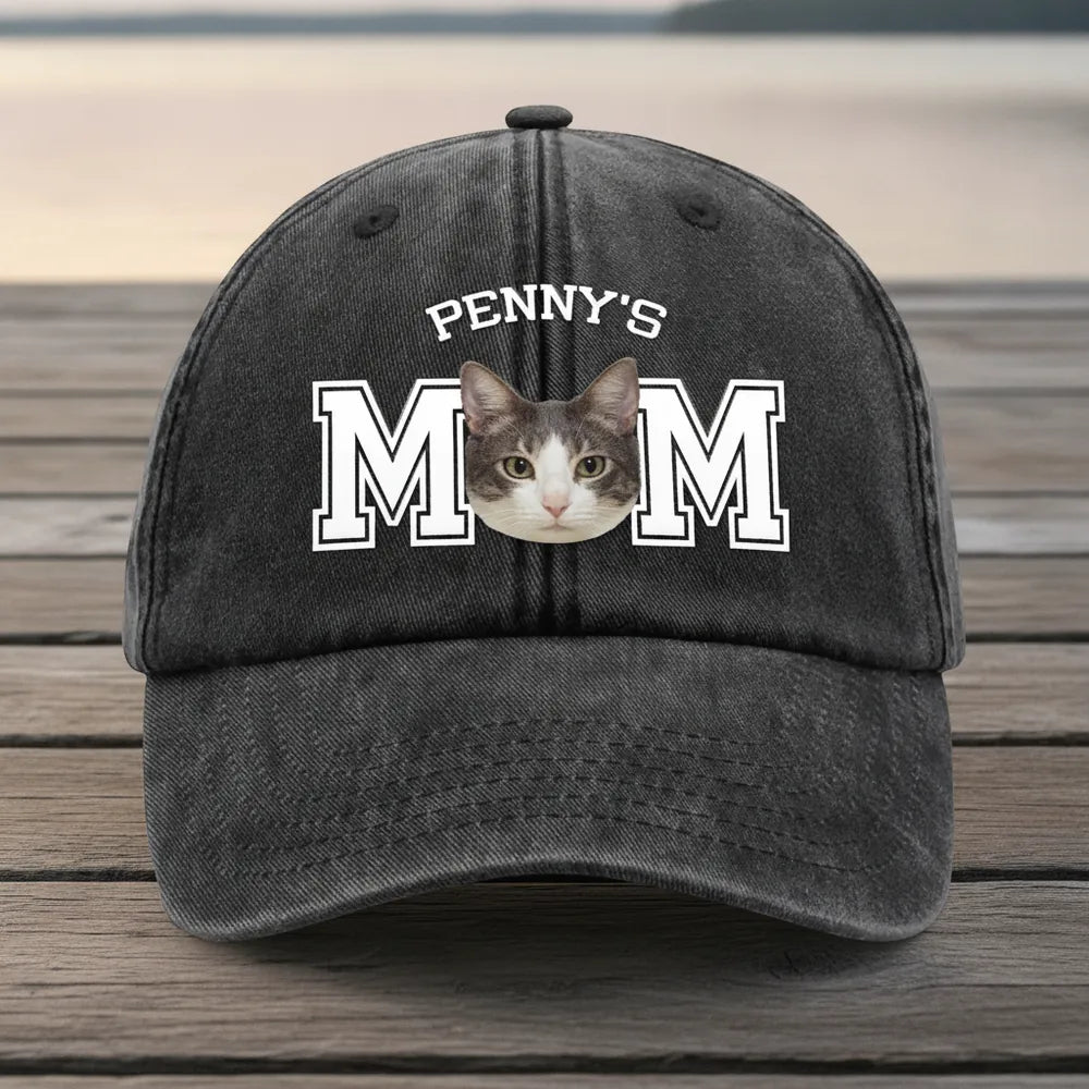 Custom Photo Dog Cat Baseball Cap - product care and notice
