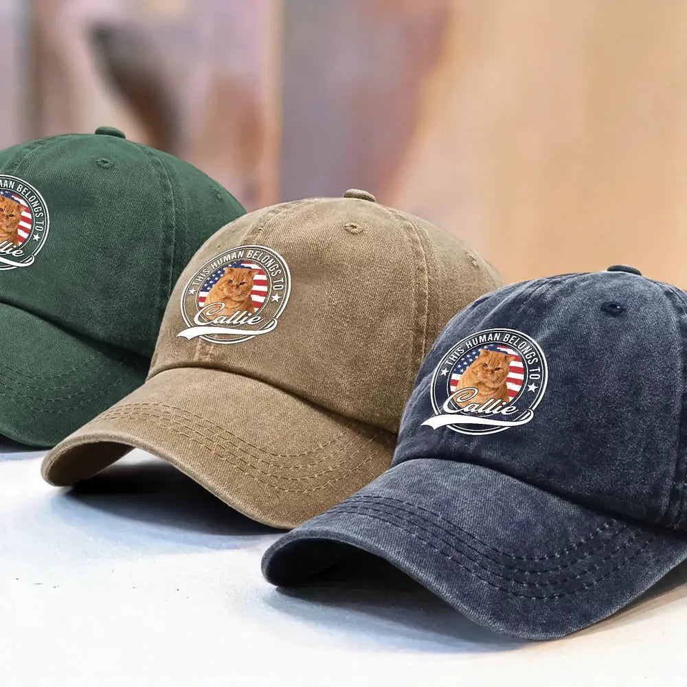 Custom Photo Human Belongs Baseball Cap - size chart