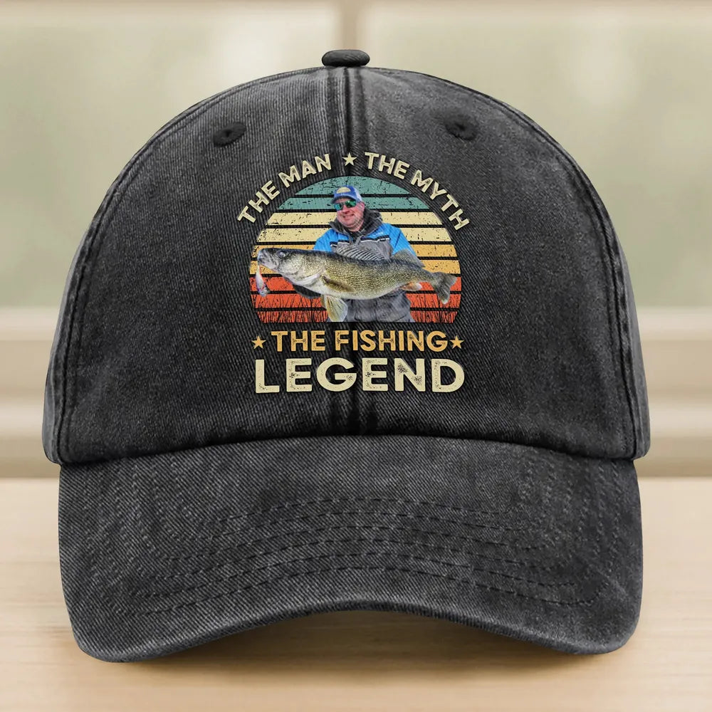 Custom Photo The Fishing Baseball Cap - product care and notice
