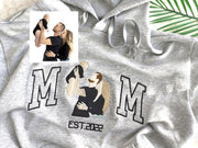 Custom Embroidered Portrait from Hoodie - main product view with custom photo design