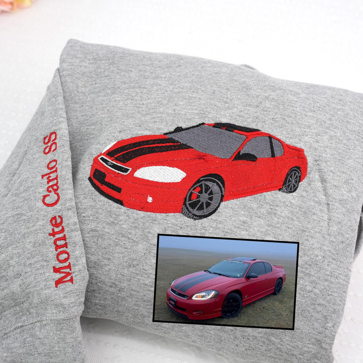 Custom Embroidered Car Hoodie, Sweatshirt - product care and notice