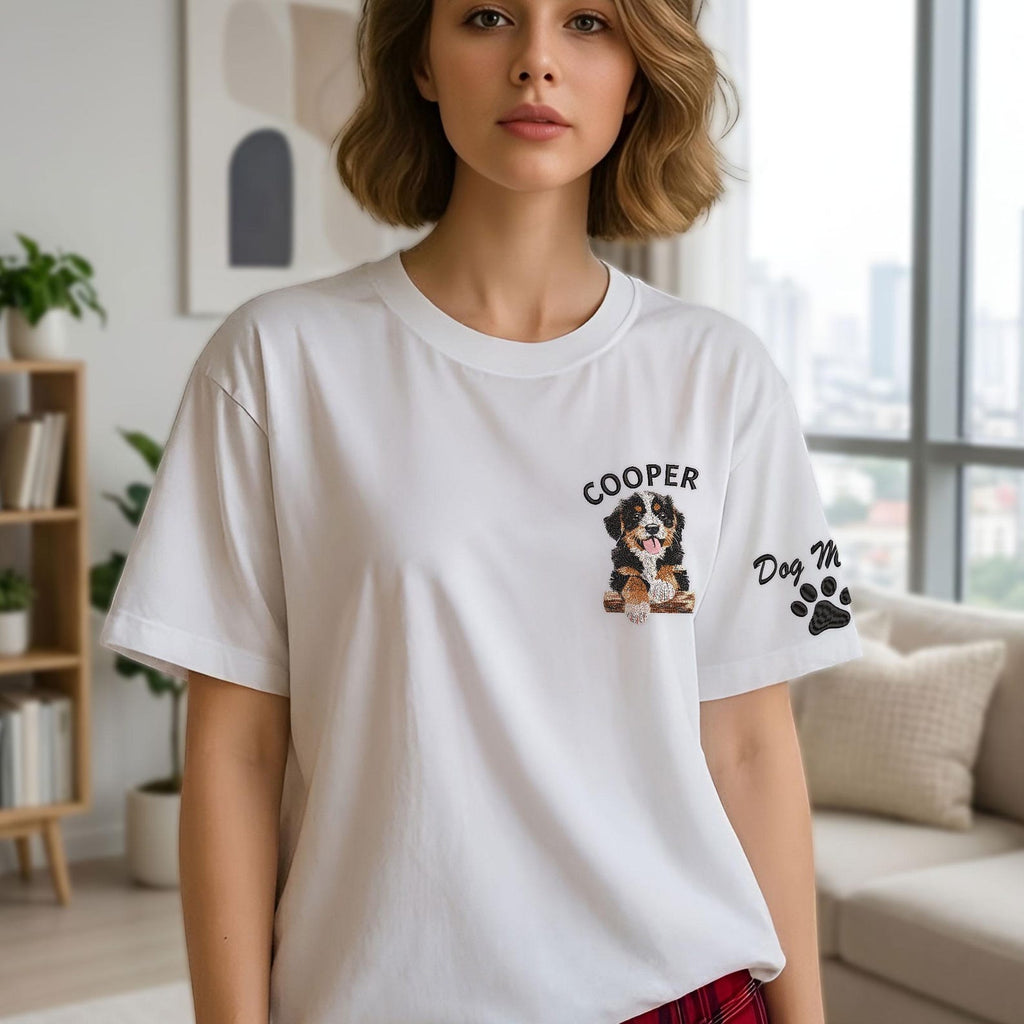 Custom Embroidered Sweatshirt Pet Sweatshirt - size chart