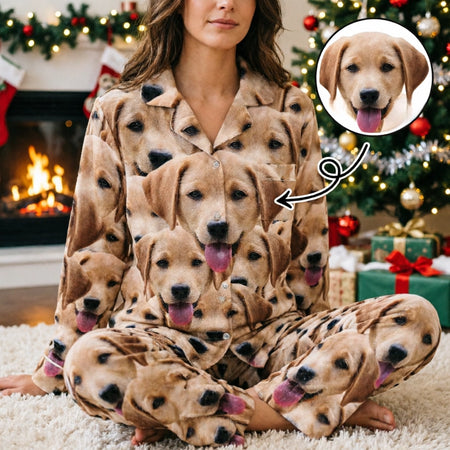 Custom Dog Cat Pajamas — Gift for Pet Lovers 55SKQ