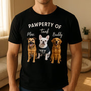 Pawperty Of My Dogs Pet Photo Shirt — Custom Dog Gift