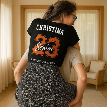Class Of 2025 Personalized Custom Name Backside Shirt C394 BH4XT