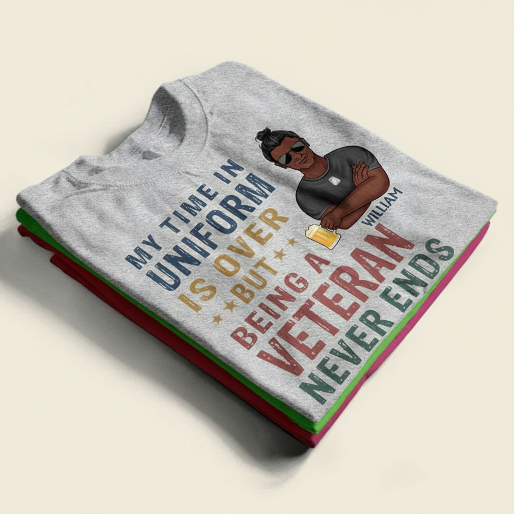 My Time In Uniform Is Over But Being Nurse - Gift For Retired - Personalized Custom T Shirt PPCPF