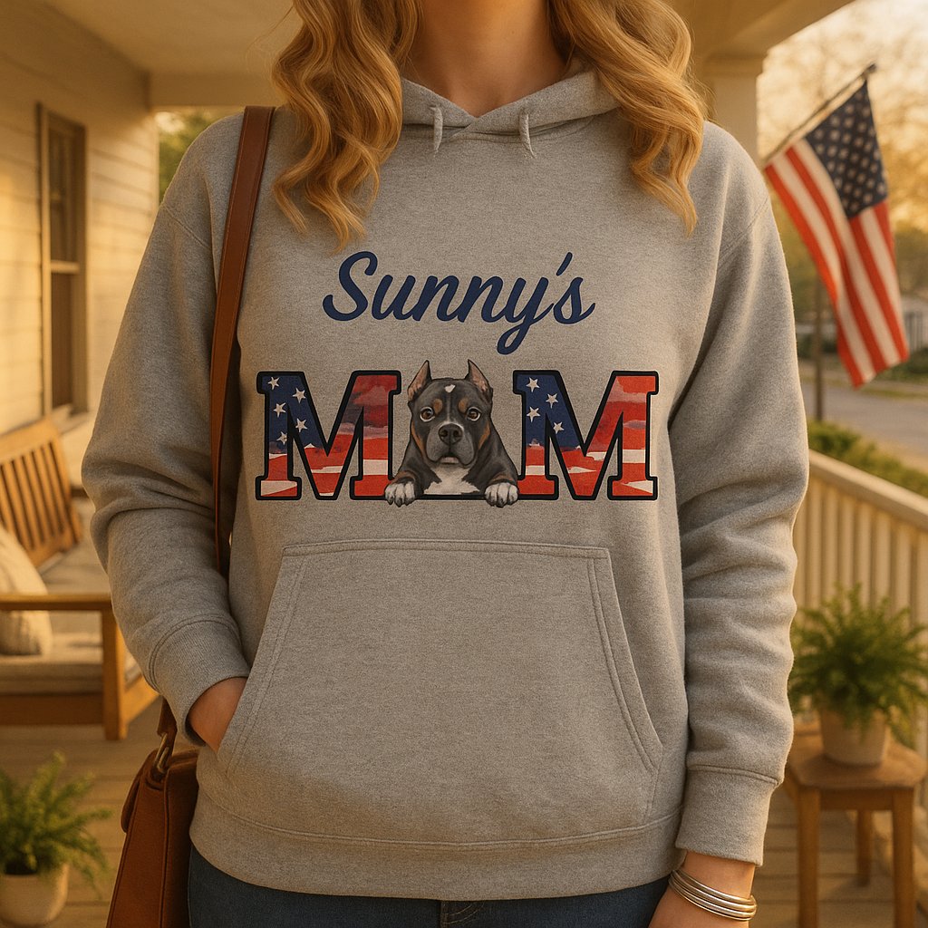 American Dog Mom Dog Dad Shirt — 4th of July Patriotic Gift for Dog Lovers
