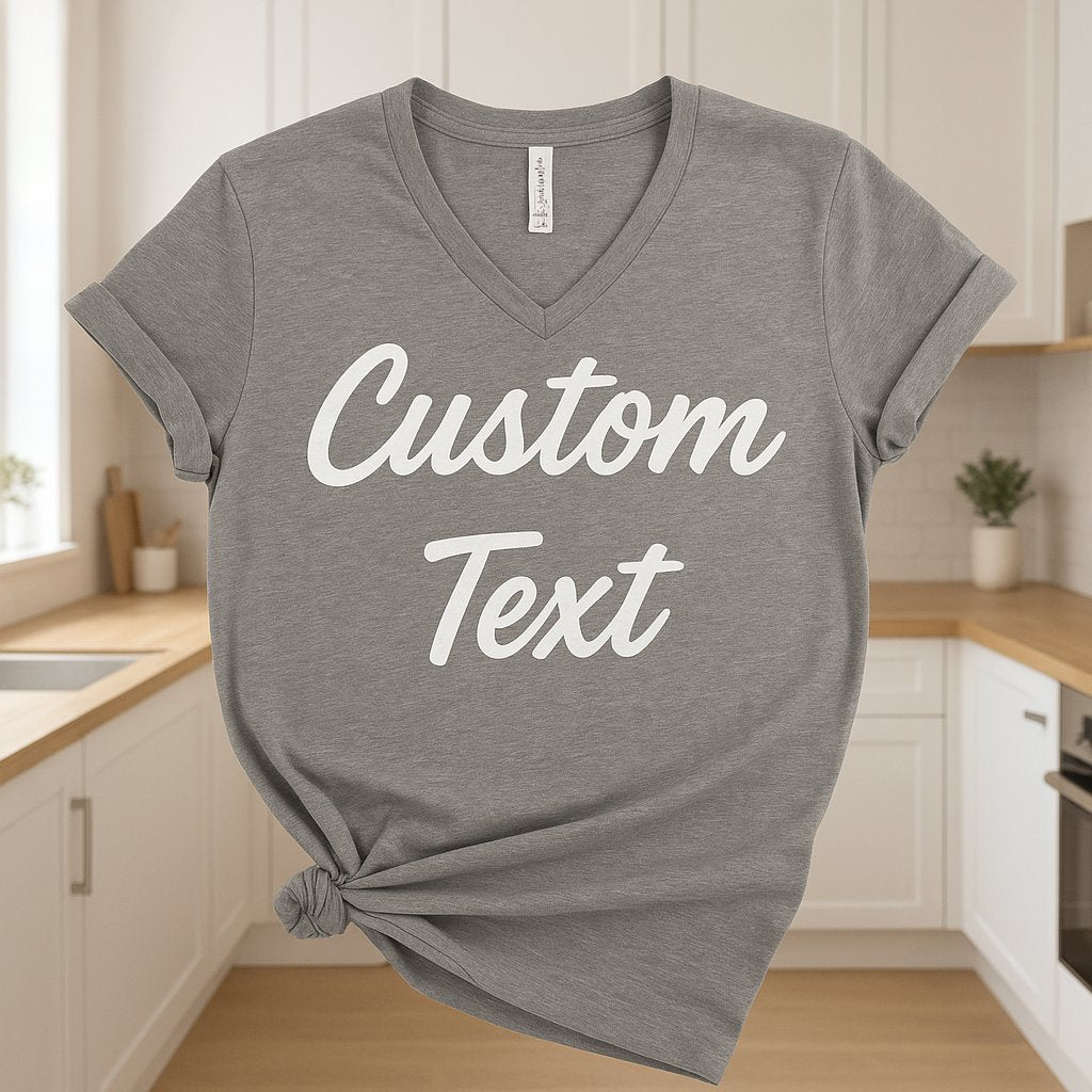 Custom Text Shirt For Women — Personalized T-Shirt Dark Apparel