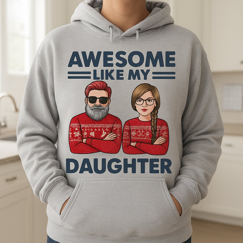 Like Father Like Daughter Oh Crap Daddy Daughter Shirt — Custom Gift