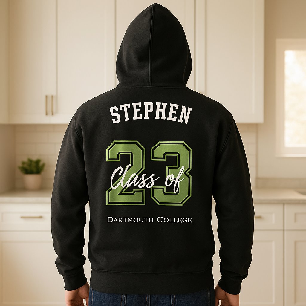 Class Of 2025 Personalized Custom Name Backside Shirt — Graduation Gift