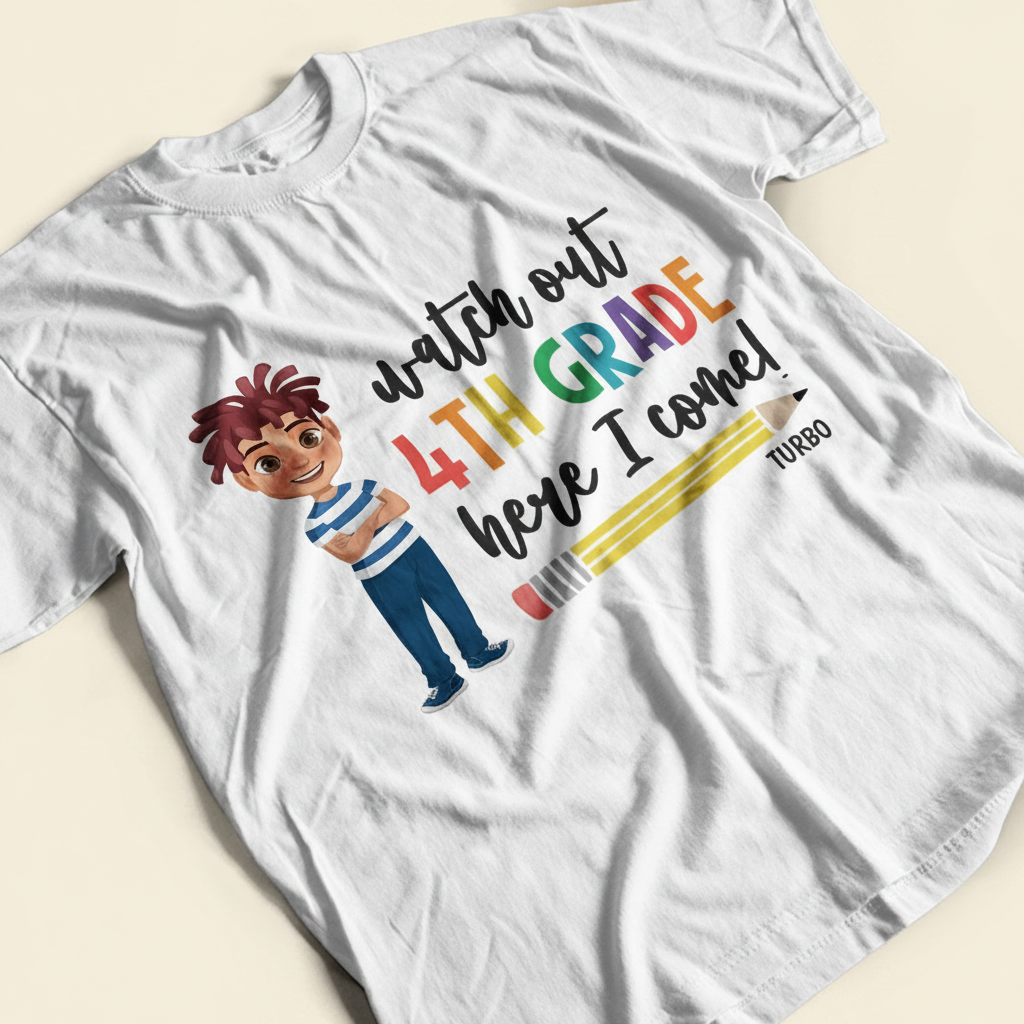 Watch Out Kindergarten Here I Come - Gift For Kids, Back To School - Personalized T Shirt ZA8DG