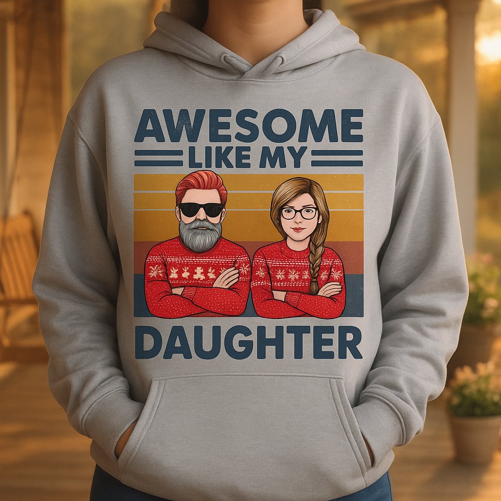 Like Father Like Daughter Oh Crap Daddy Daughter Shirt — Custom Gift