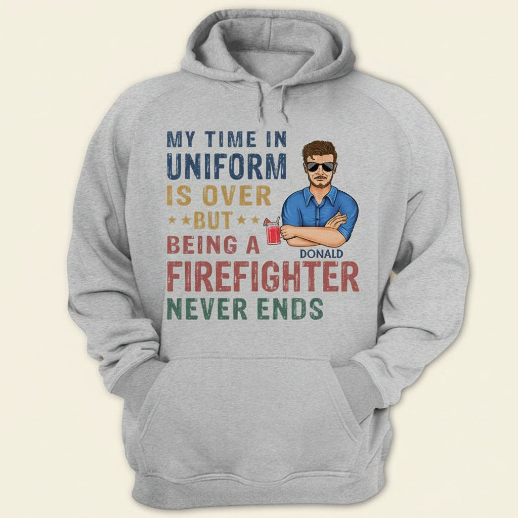 My Time In Uniform Is Over But Being Nurse - Gift For Retired - Personalized Custom T Shirt PPCPF
